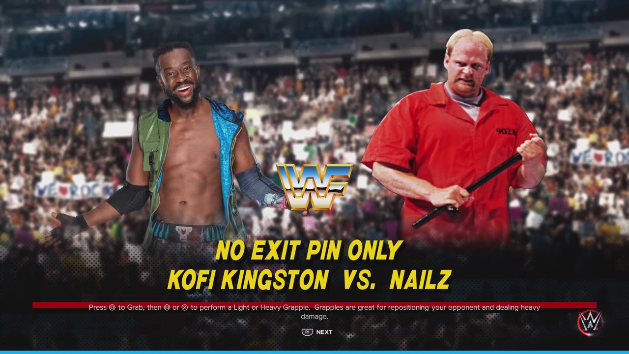 MATCH 69 KOFI KINGSTON VS NAILZ WITH COMMENTARY