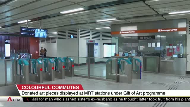 Artworks donated under LTA's Gift of Art programme to be displayed at MRT stations