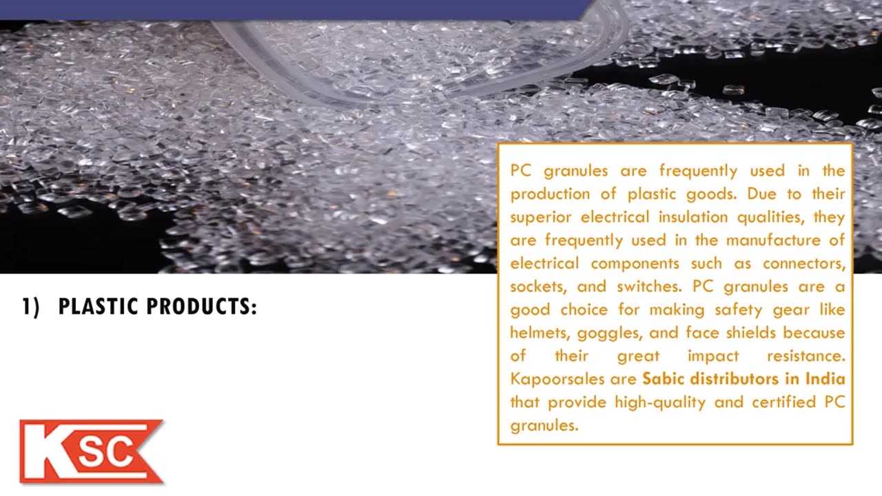 Where can the Pc granule be used?