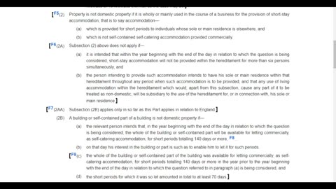 Defining dwellings; council tax fact 6