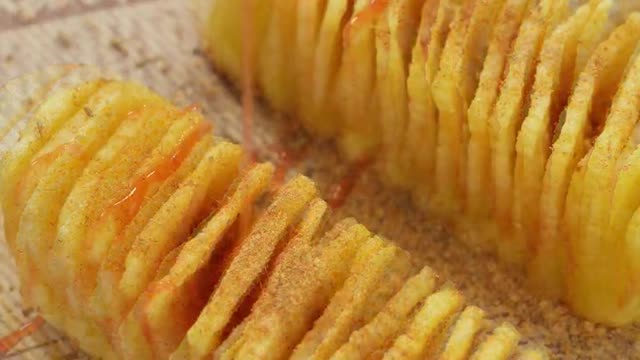 Whirled Cut Air Fried Potatoes