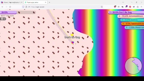 Playing Paper.io While Listening To Keeler