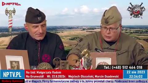 Na Grunwald! Wt. 22.8.2023r. (3 ciekawe telefony) RodacyKamraci, Wojciech Olszański, Marcin Osadowski