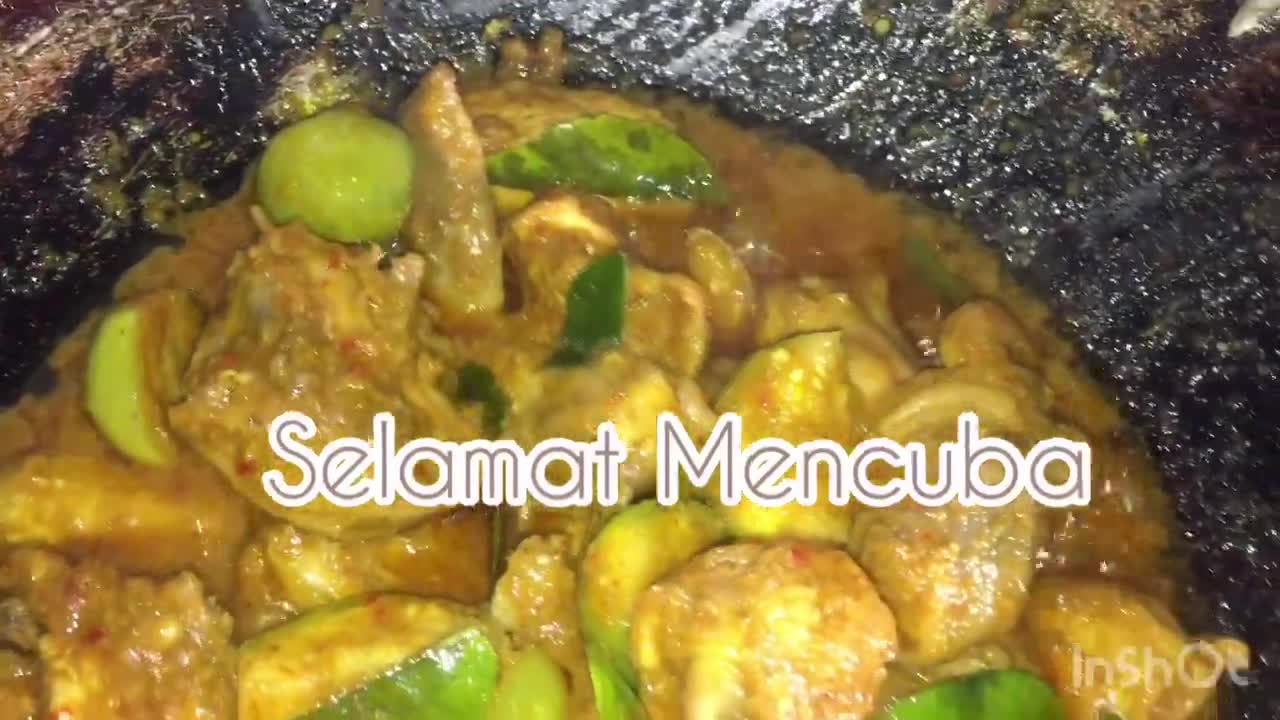 Resipi ayam phad phet bersama terung masakan thai pasti sedap_ ผัดเผ็ดไก่ (1)