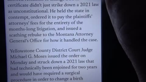 Birth certificate rule is unconstitutional