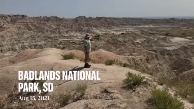 Badlands National Park pic collage