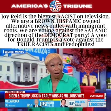 Joy Reid is the BIGGEST RACIST on Television