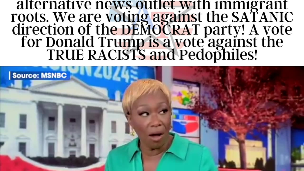 Joy Reid is the BIGGEST RACIST on Television