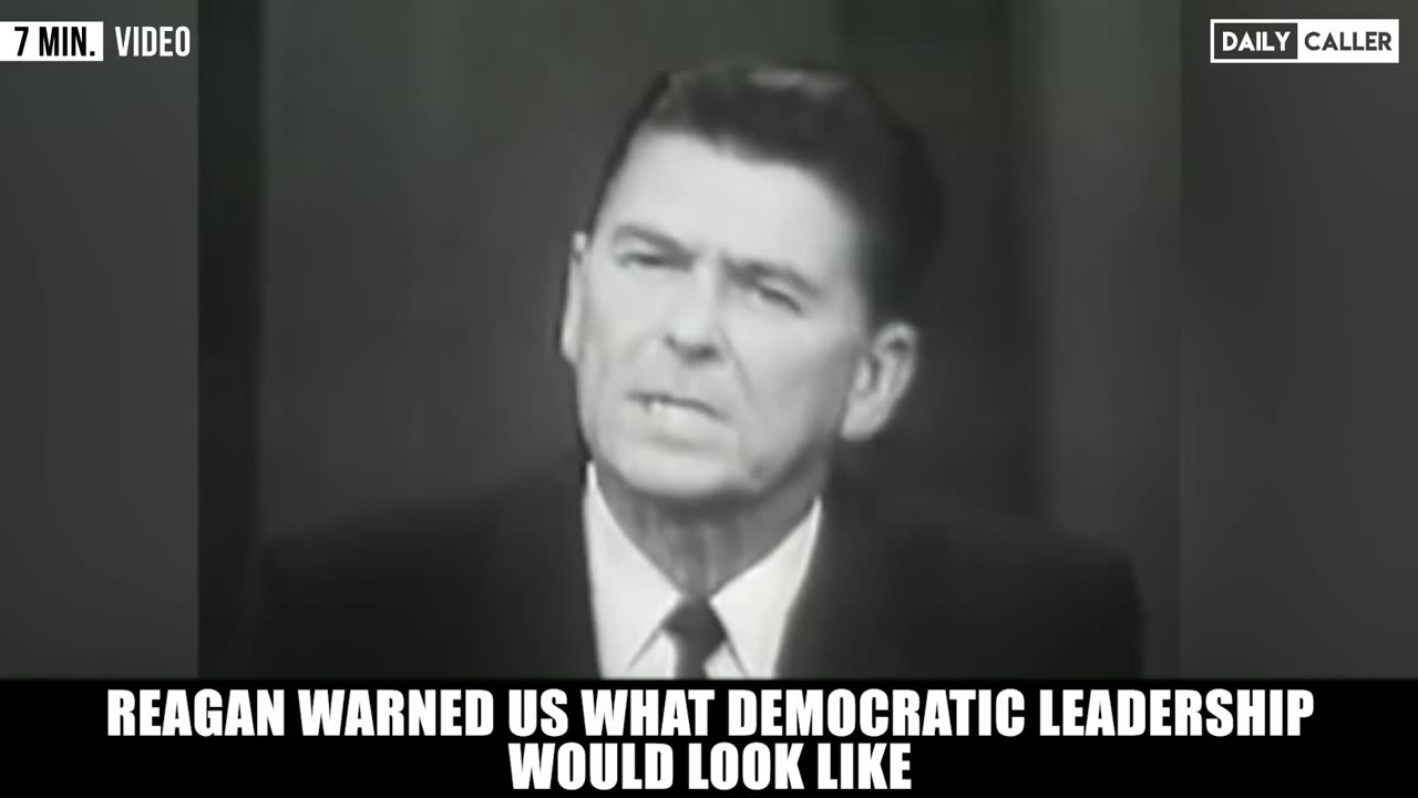 Reagan Warned Us About Socialism Masquerading as Democrat ''Leadership''