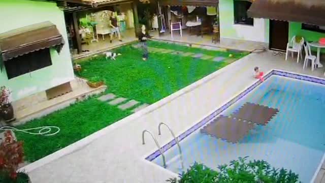 Whole Family Rushes In to Save Toddler From Pool