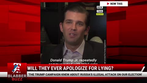 Will They Ever Apologize For Lying?