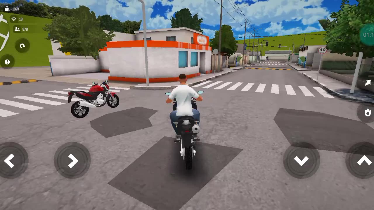 TESTANDO O NOVO JOGO DE MOTOS PARA CELULAR 100% ONLINE