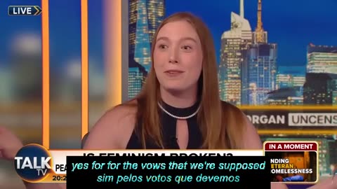 A' mulher Andrew Tate ' Pearl Davis sobre Por Que ela acha que as mulheres não devem votar