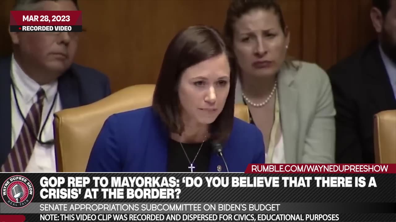 GOP Senator Asks Mayorkas Point Blank: ‘Do You Believe That There Is A Crisis' At The Border?