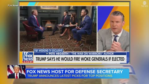 Trump continues building administration tapping Fox News host Pete Hegseth as secretary of defense