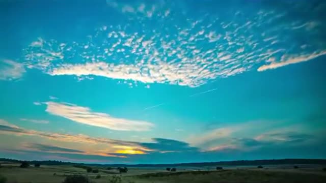 Beautiful Sunset Caught On Video