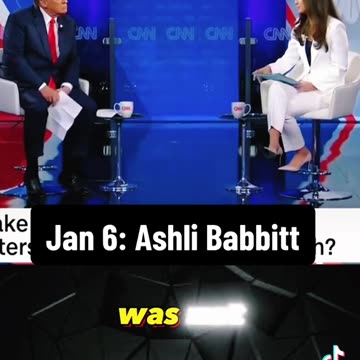 President Trump on Ashley Babbitt