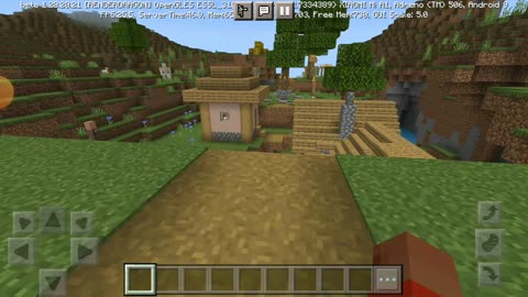 i found a village in Minecraft short video #minecraft