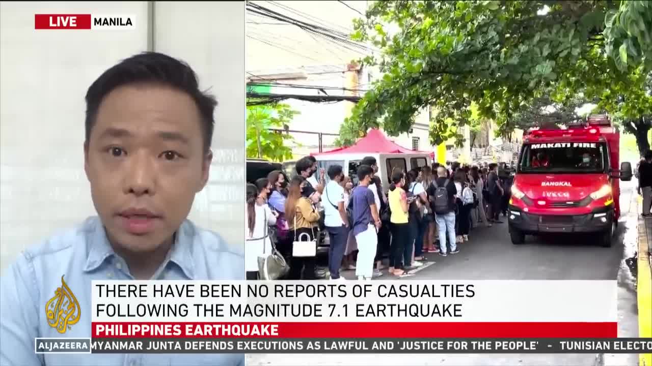 Earthquake hits Philippines’ Luzon island, rattling Manila