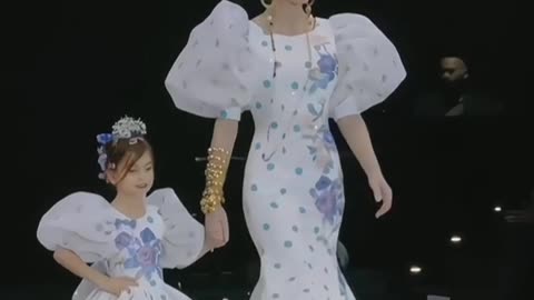 Senfing love .mother & daughter fashion show