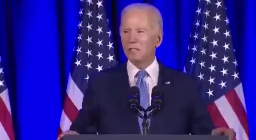 Biden says it! The elections are rigged!