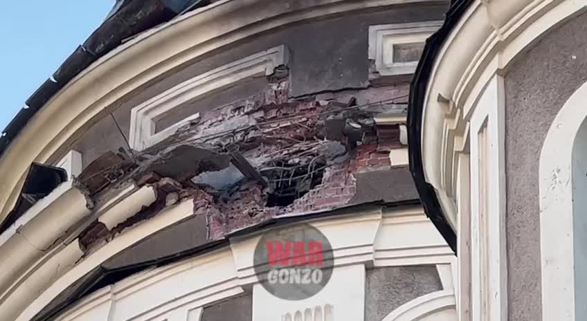 The consequences of falling into the cathedral in Donetsk