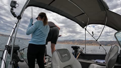 Brenda lands another smallmouth!