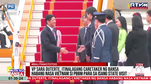 VP Sara, itinalagang caretaker ng bansa habang nasa Vietnam si PBBM para sa isang state visit