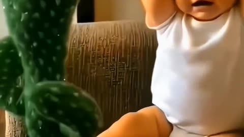 Funny Cute baby fan