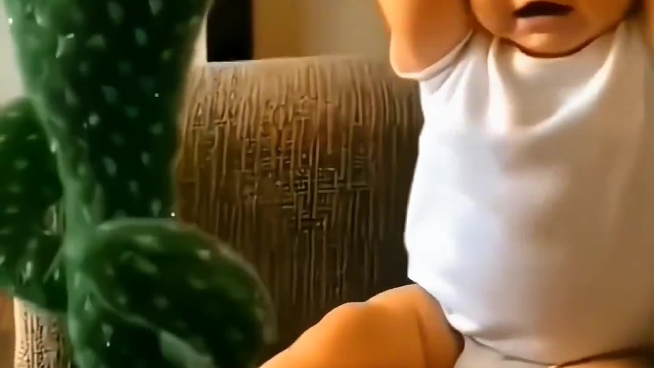 Funny Cute baby fan