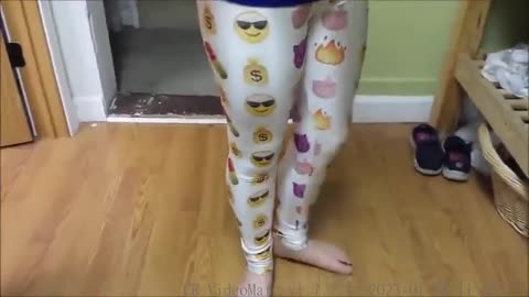 Overall nicely made leggings with emoji on them