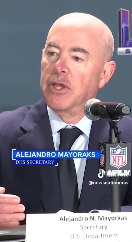 Mayorkas talking Taylor Swift and Super Bowl Saget — Something is not right…