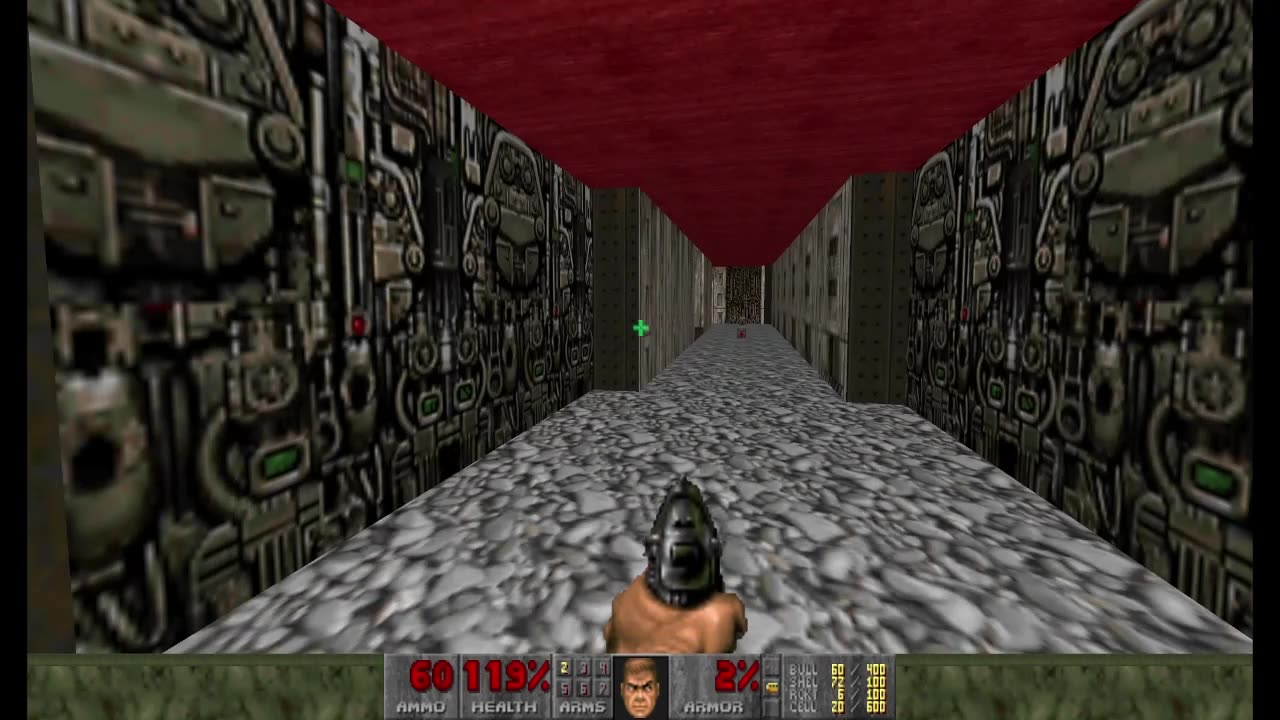 Final Doom - The Shores of Hell - Containment Area (E2M2) - All secrets