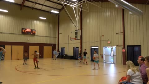 fun little floater in 6th grade scrimmage