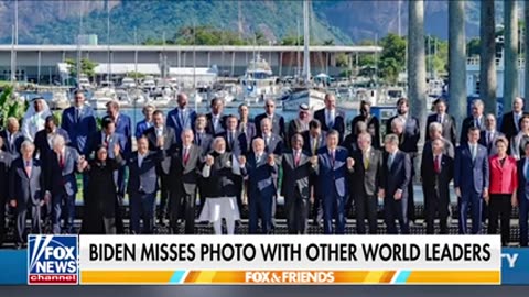 GLOBAL GAFFE- Biden misses G-20 family photo