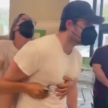 Liberal FREAKS OUT After Maskless Person Walks By Him