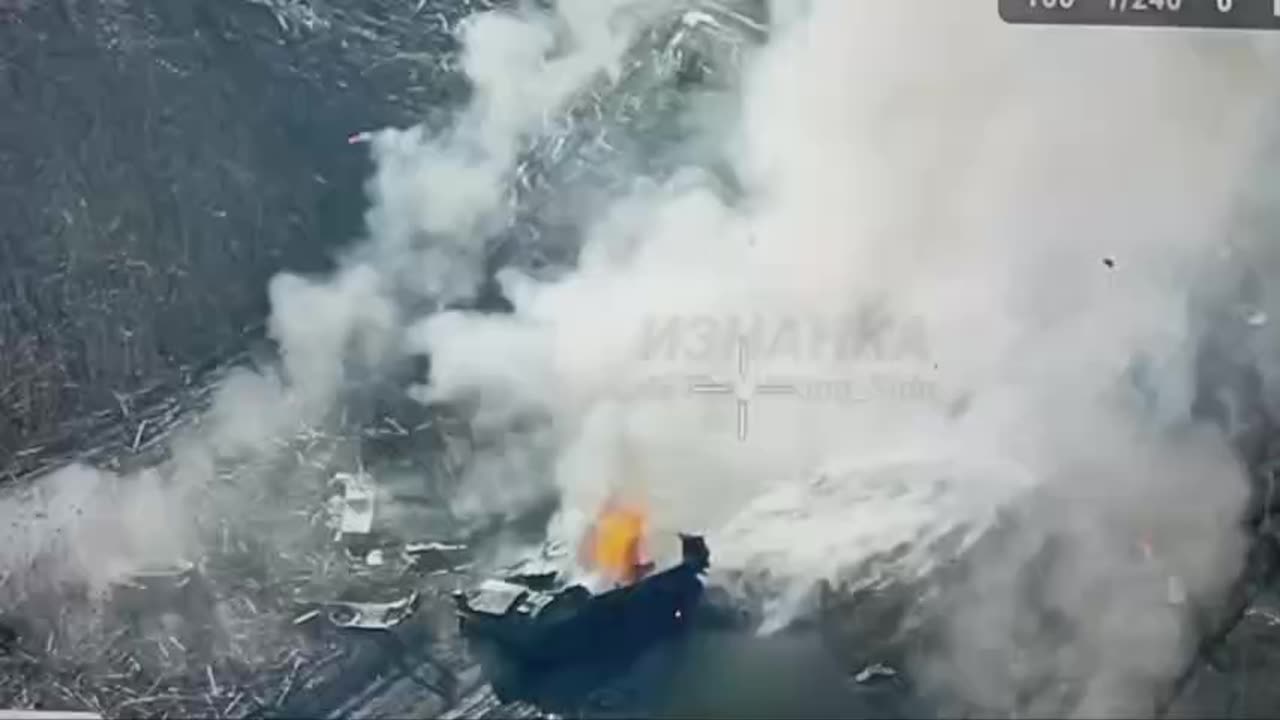 Spectacular Destruction of a Bradley Infantry Fighting Vehicle