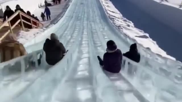 Would you slide this snow slide