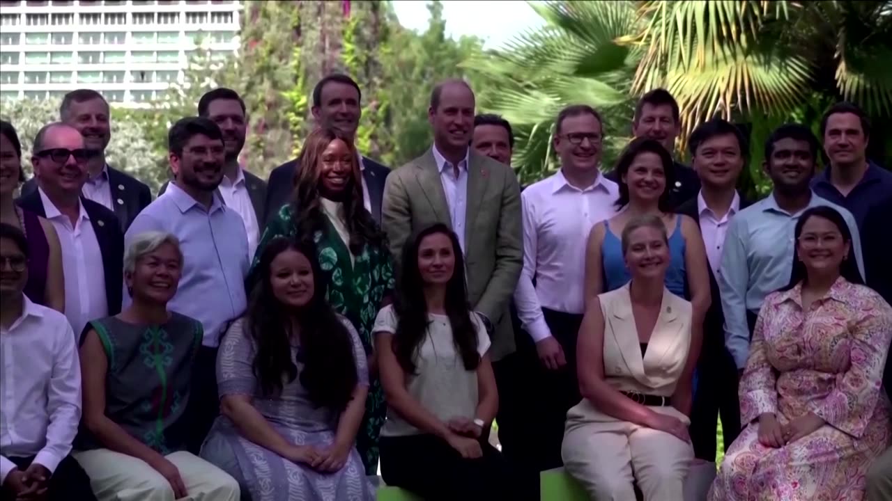 Prince William meets Earthshot Prize finalists