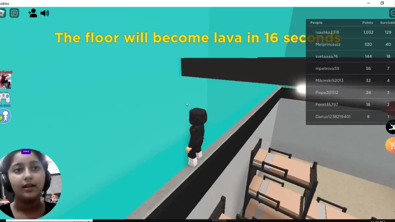 the floor is lava ROBLOX