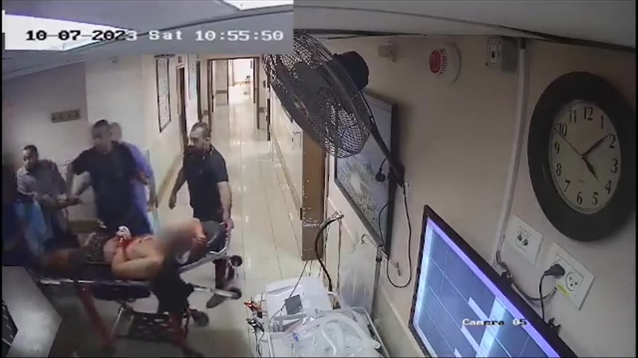 JUST IN: Video Captures Hamas Taking Hostages Into Gaza Hospital On October 7th