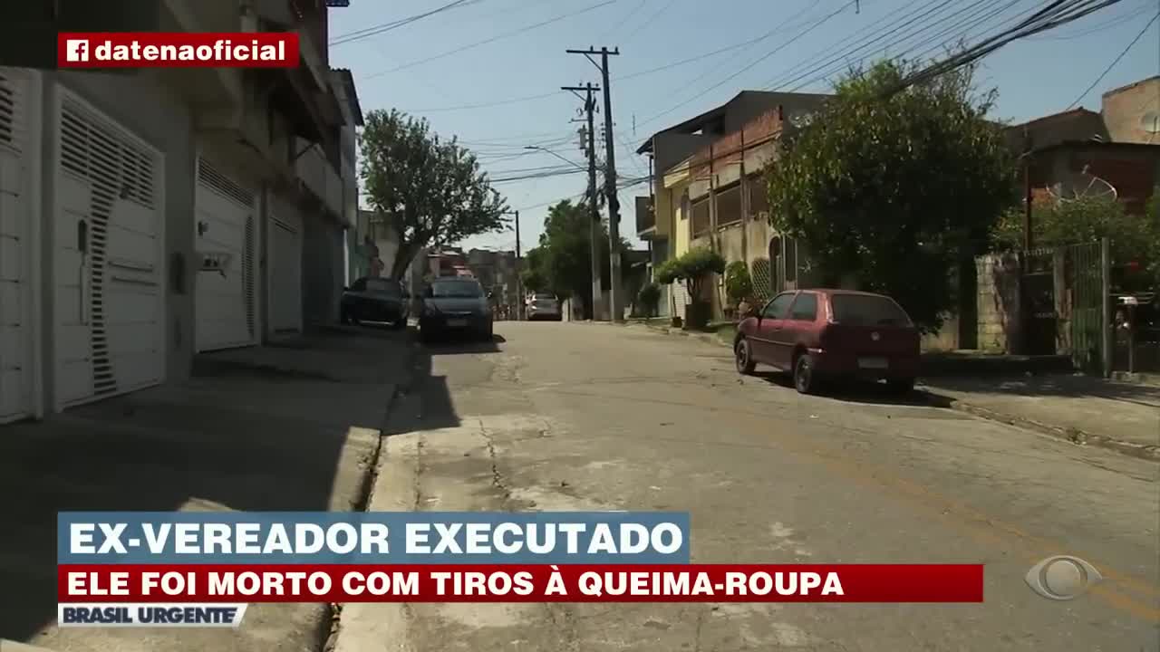 Ex-vereador é morto com tiros à queima-roupa