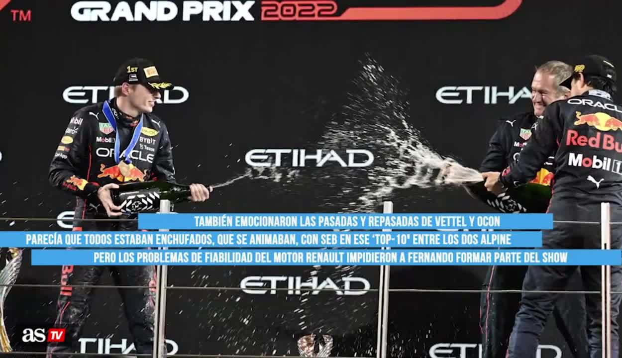 FÓRMULA 1 | Locura en ABU DHABI: del récord de VERSTAPPEN al espectáculo de ALONSO y HAMILTON