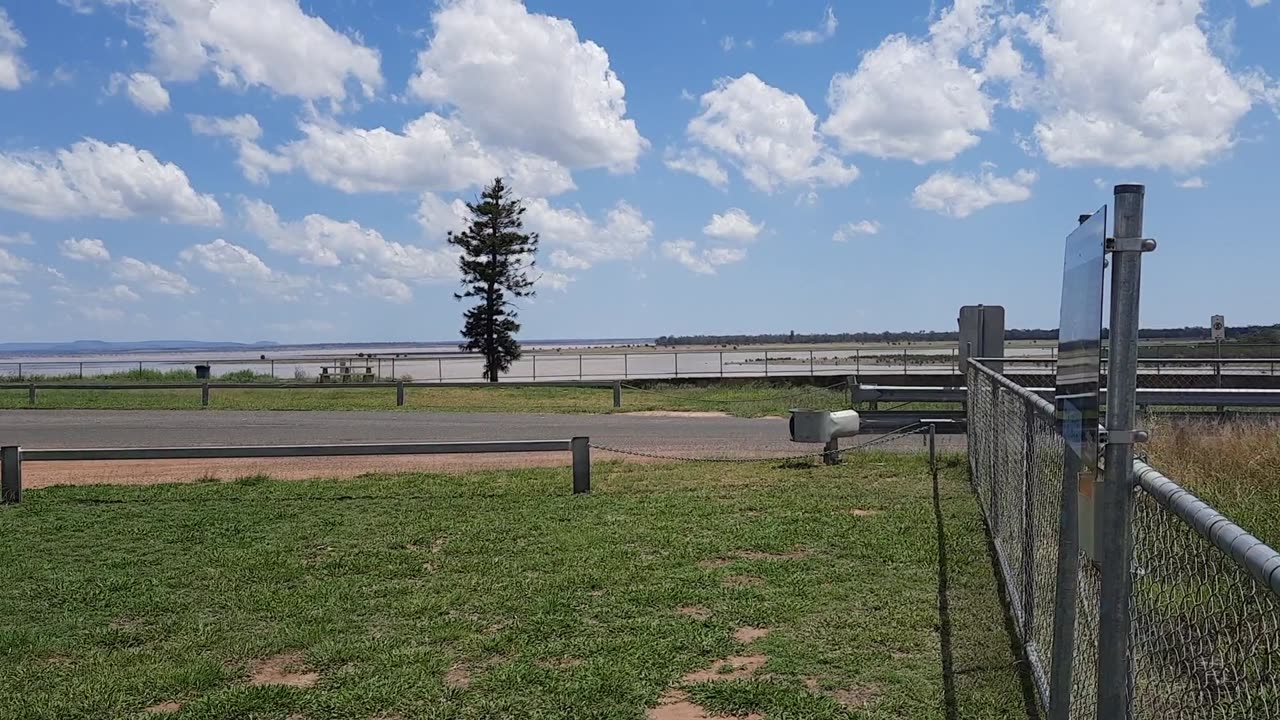 Lake maraboon spill way qld Australia