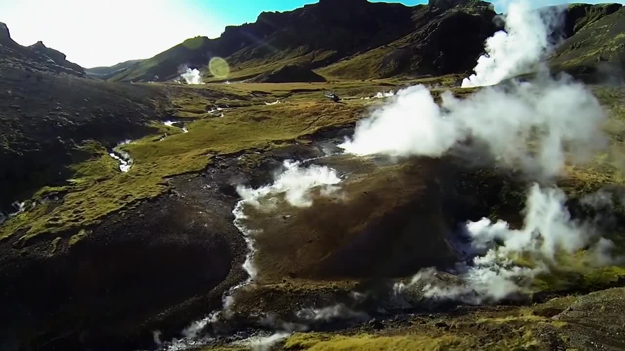 Geothermal Helicopter Tour in Iceland