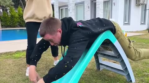 man eating candy funny scene