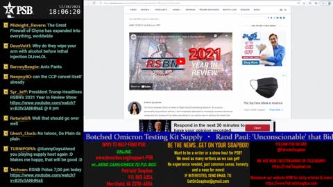 2021-12-30 17:00 EST - Freedom Rings: with Pamphlet Anon