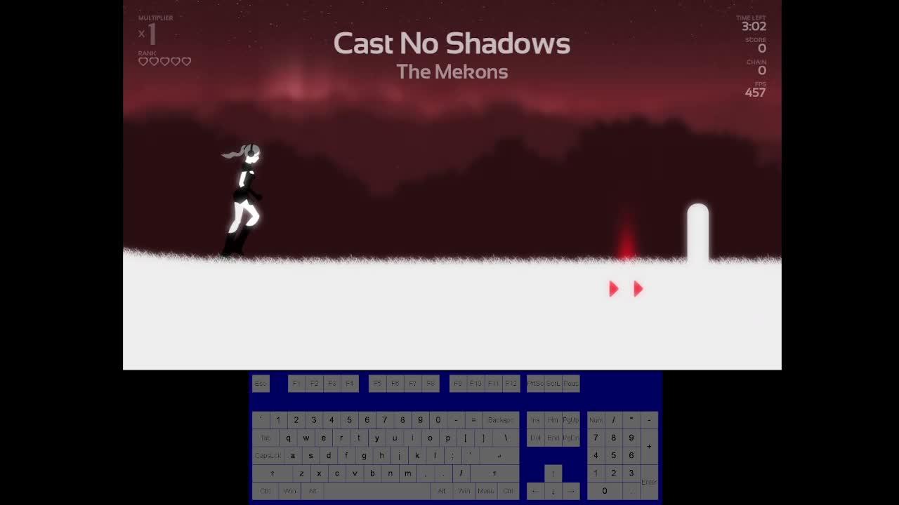 Melody's Escape. "Cast No Shadow", by The Mekons.
