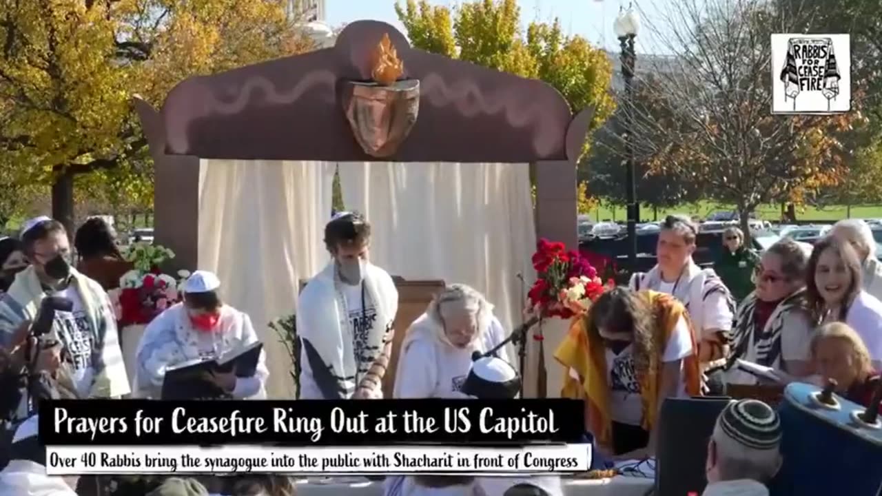 Anti-Israel Jews reading Torah