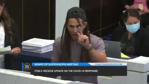 San Diego County Man Stands up to Board of Supervisors